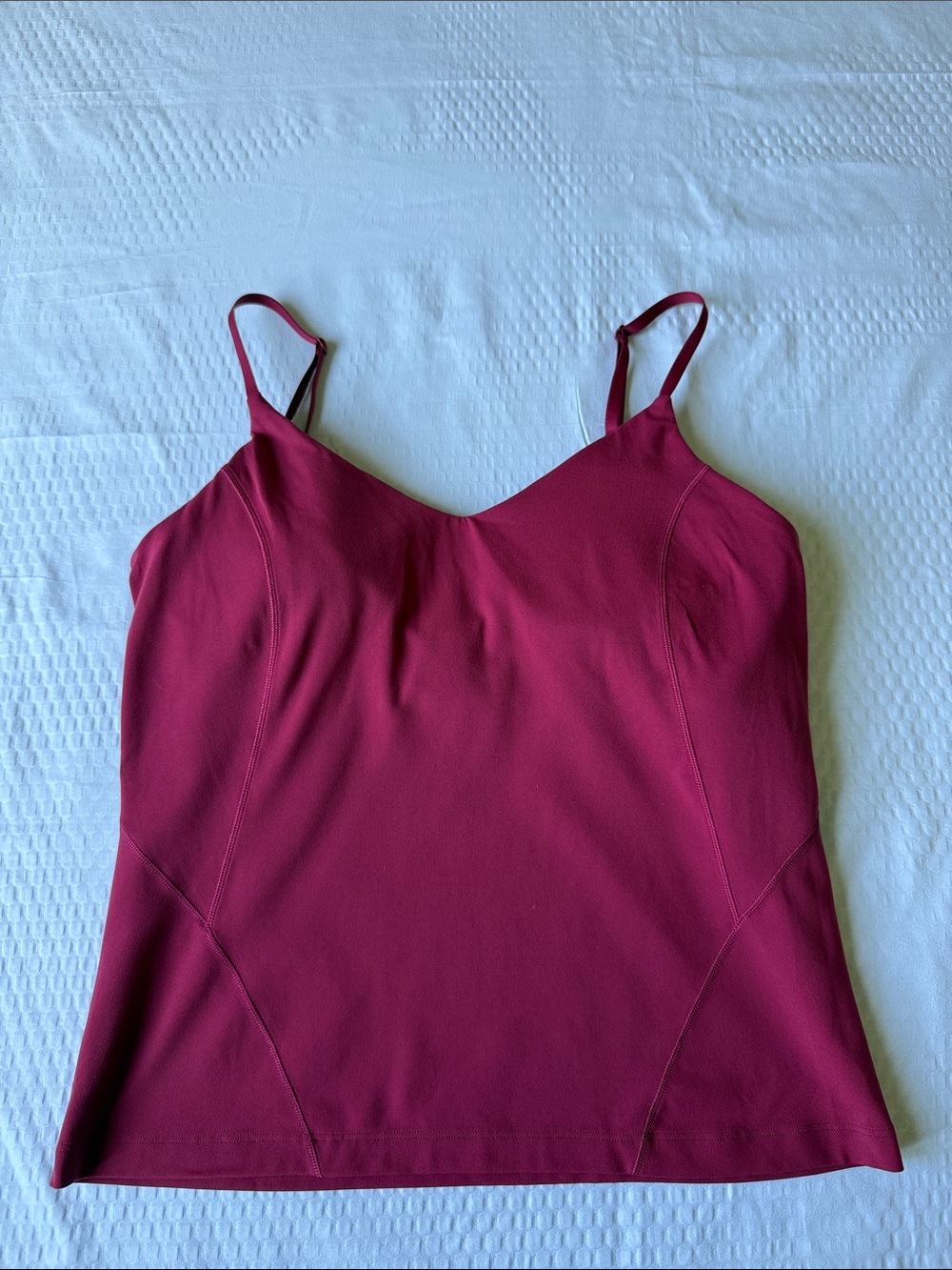 lululemon athletica Pink Magenta Scoop-Back Adjustable-Strap Camisole - Picture 4 of 8